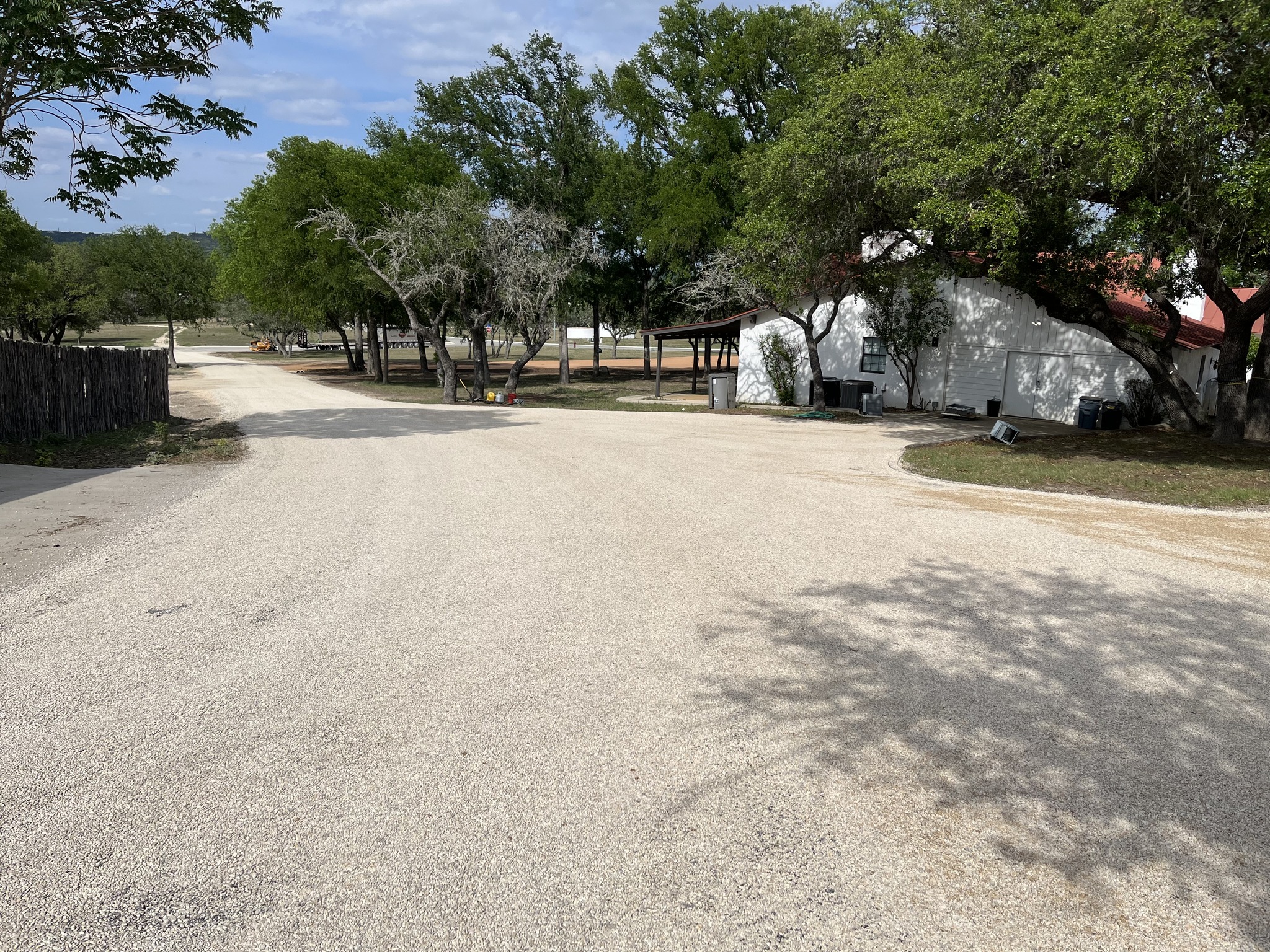 Chip seal aggregate detail showing size and finish texture